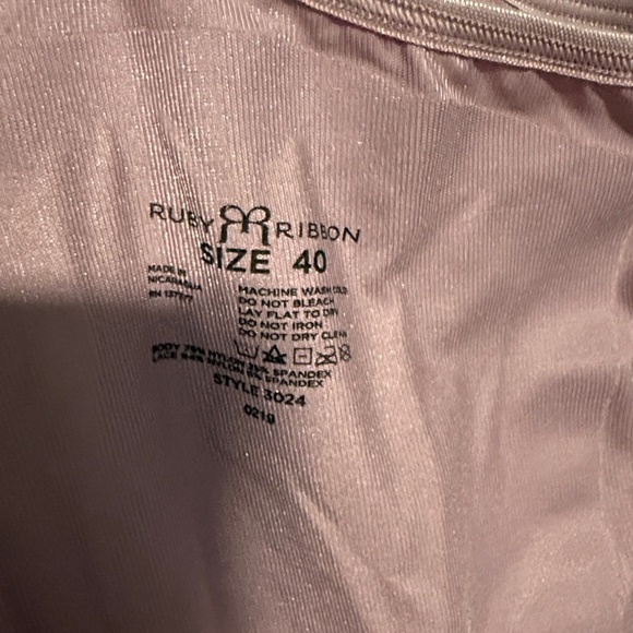 Ruby Ribbon Full Support Lace Cami 40 - Picture 4 of 5